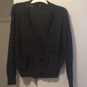 Black, 3 button sweater